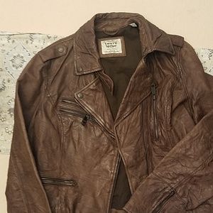 levis lether jacket